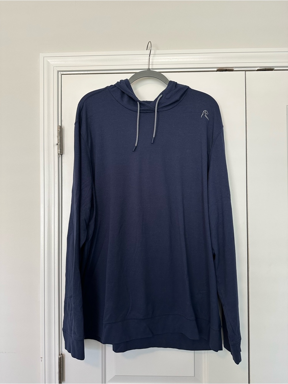 Rhoback Navy Hooded Long-Sleeve Pullover